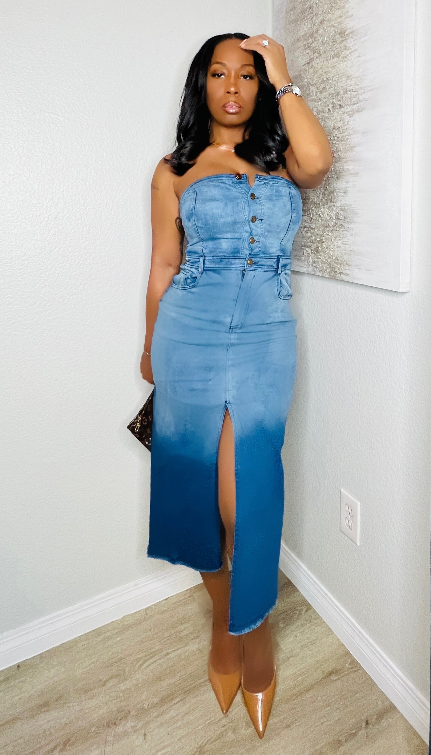 Vestido de mezclilla Best Behavior