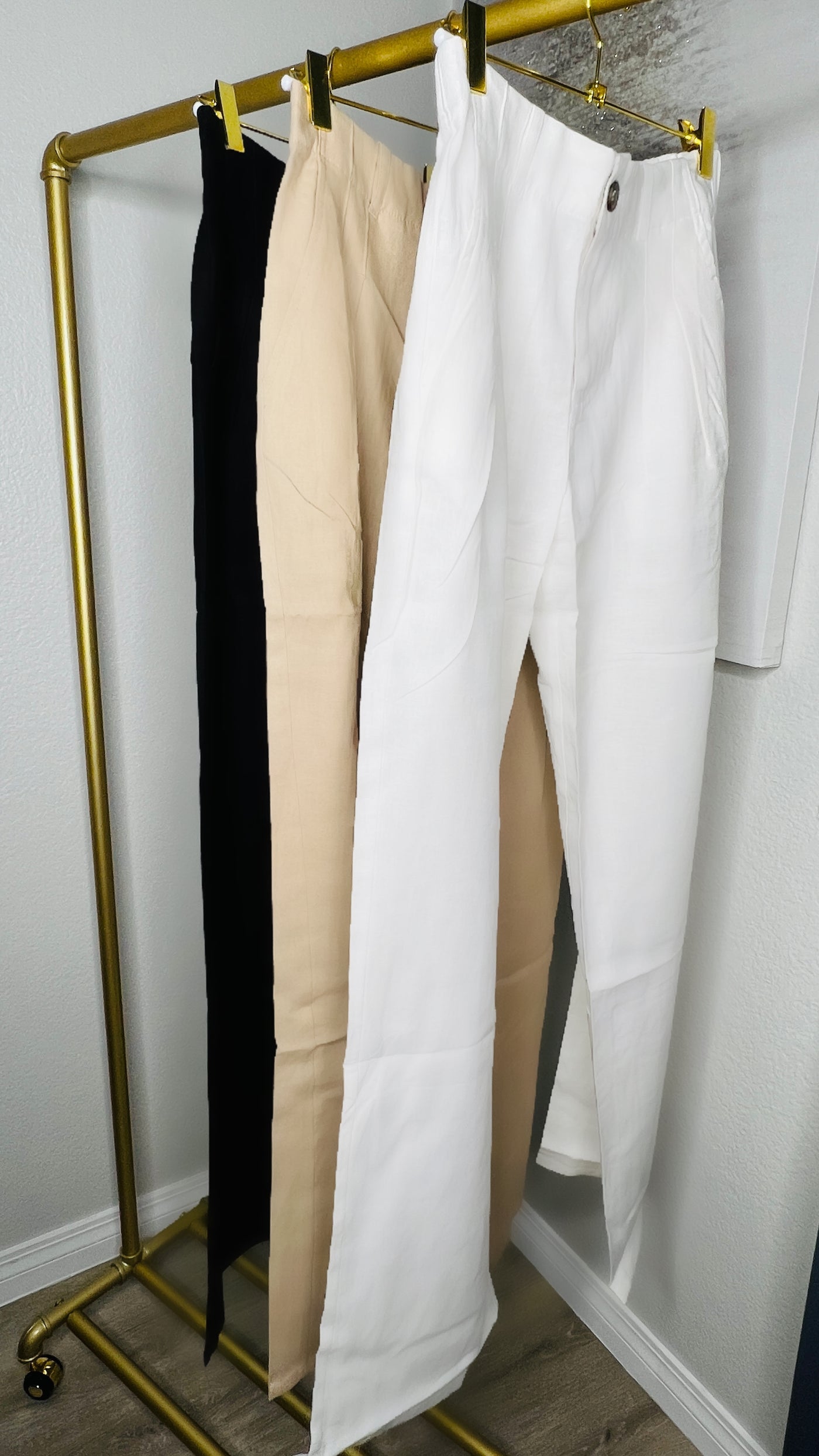 Pantalon en lin de première classe