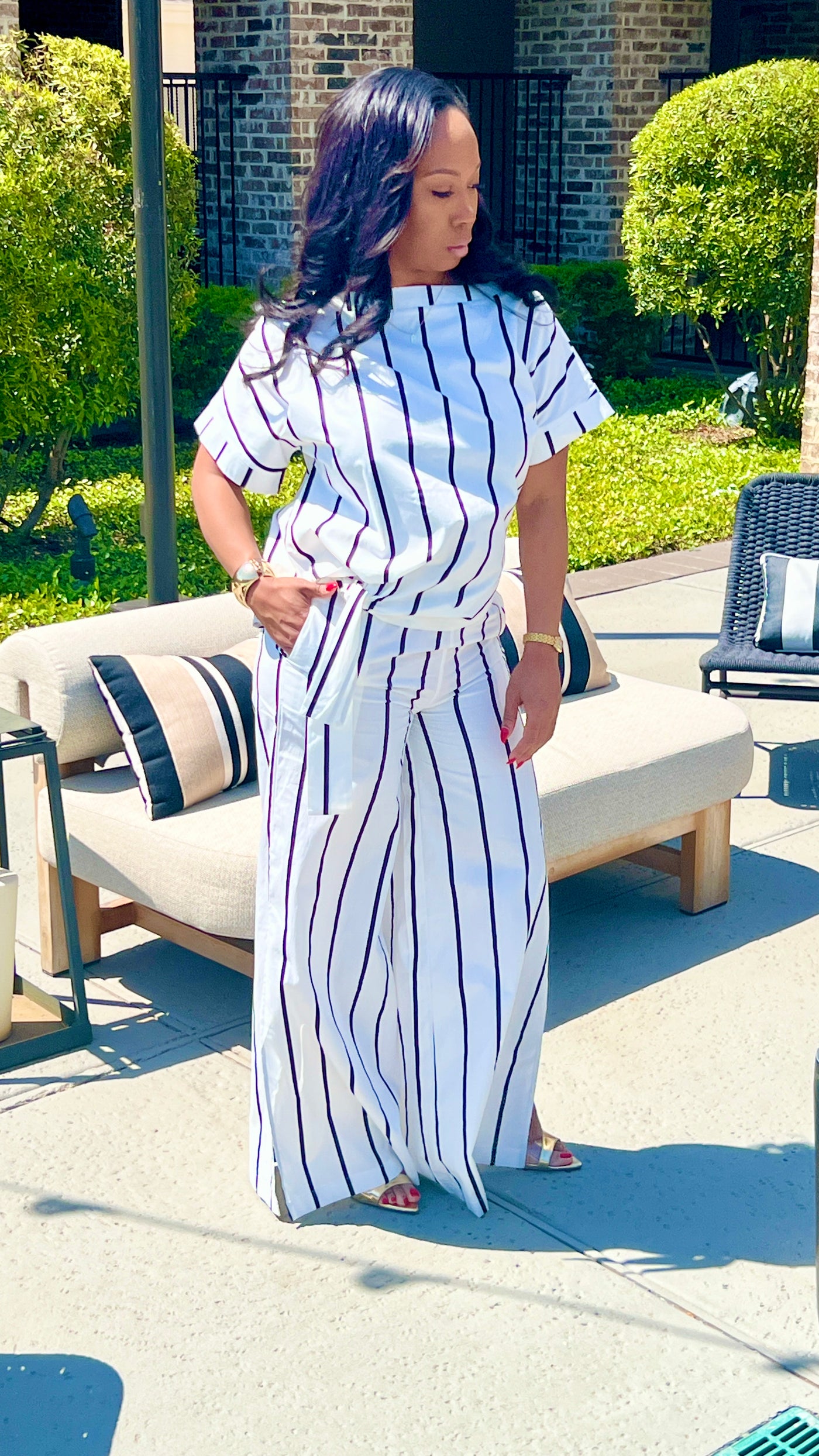 The Monaco Stripe Set