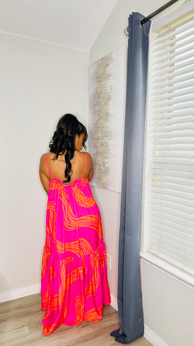 Vestido largo Electric Rose