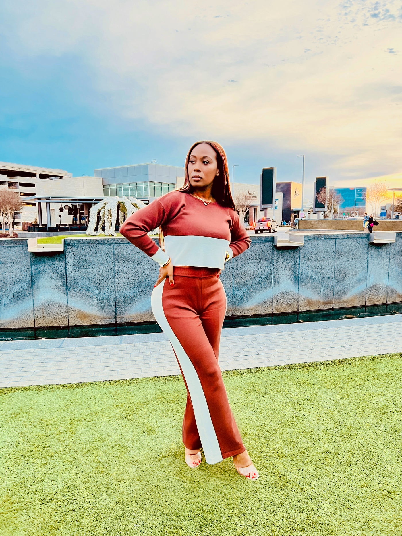 Milk Chocolate Pant Set